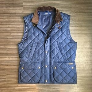 Polo Ralph Lauren Quilted Navy Zip Vest